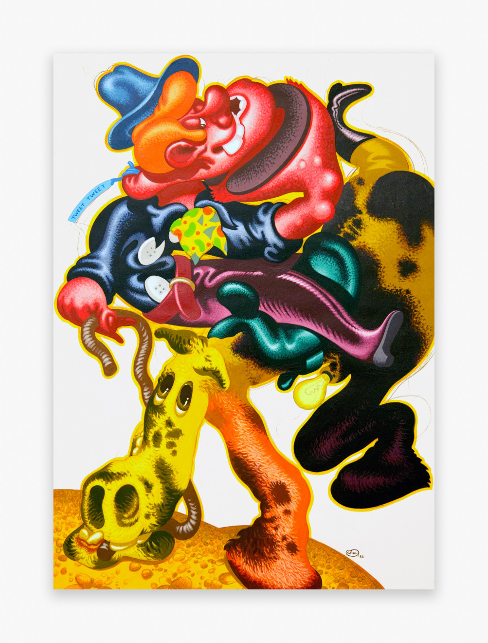 Peter Saul Cowboy and Horse, 1985