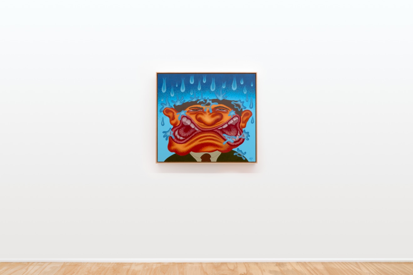 Installation view of Peter Saul at Venus Over Manhattan, New York, 2023