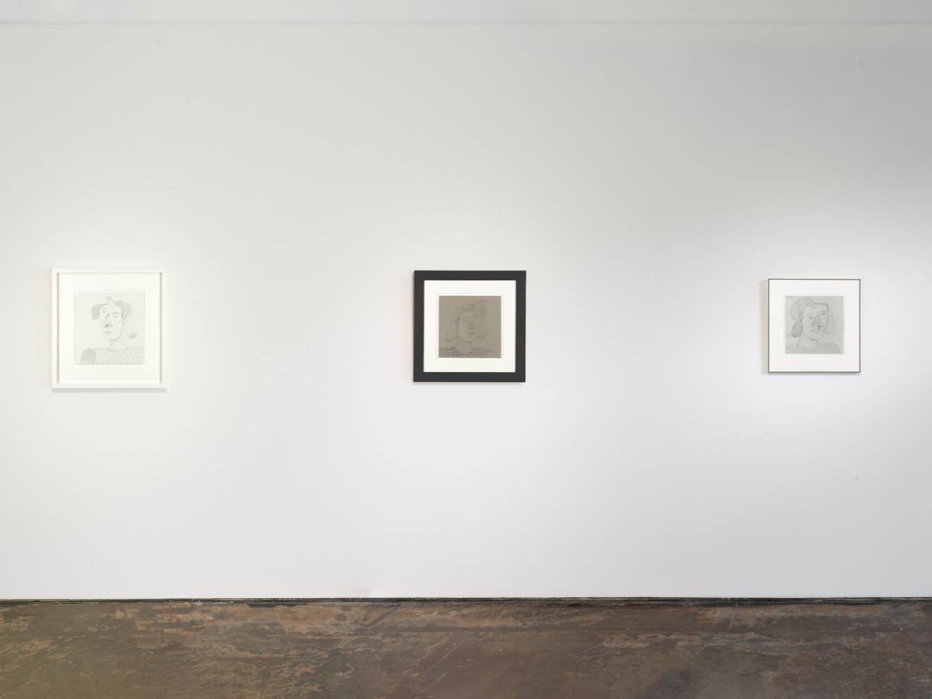 Installation view of &ldquo;Jim Nutt: Portraits&rdquo; at Venus Over Manhattan, New York, 2022