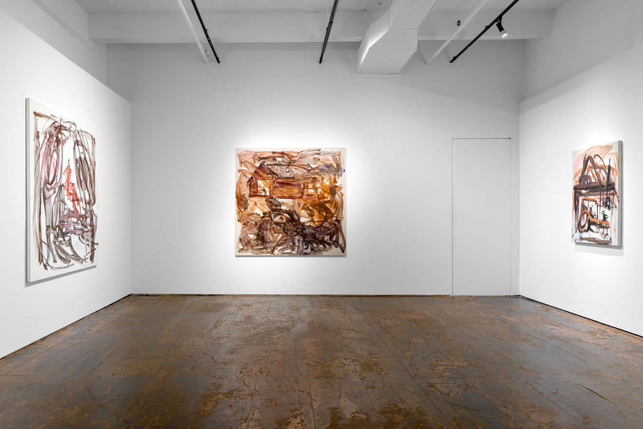 Installation view of David Deutsch Hurly-Burly at Venus Over Manhattan in New York