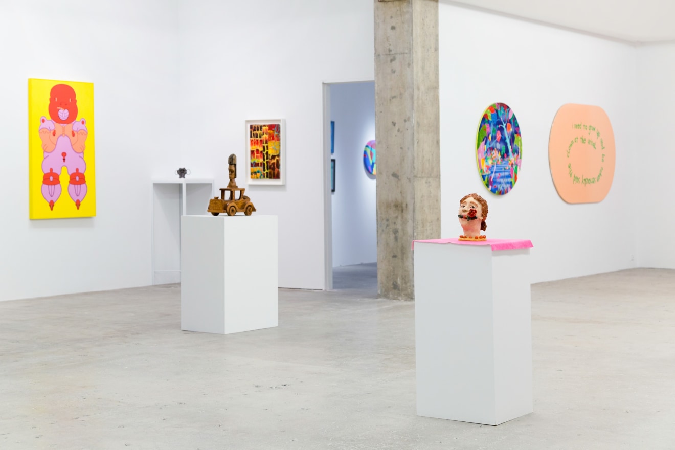 Installation view of Out of Control, curated by Peter and Sally Saul, New York, Venus Over Manhattan, 2018