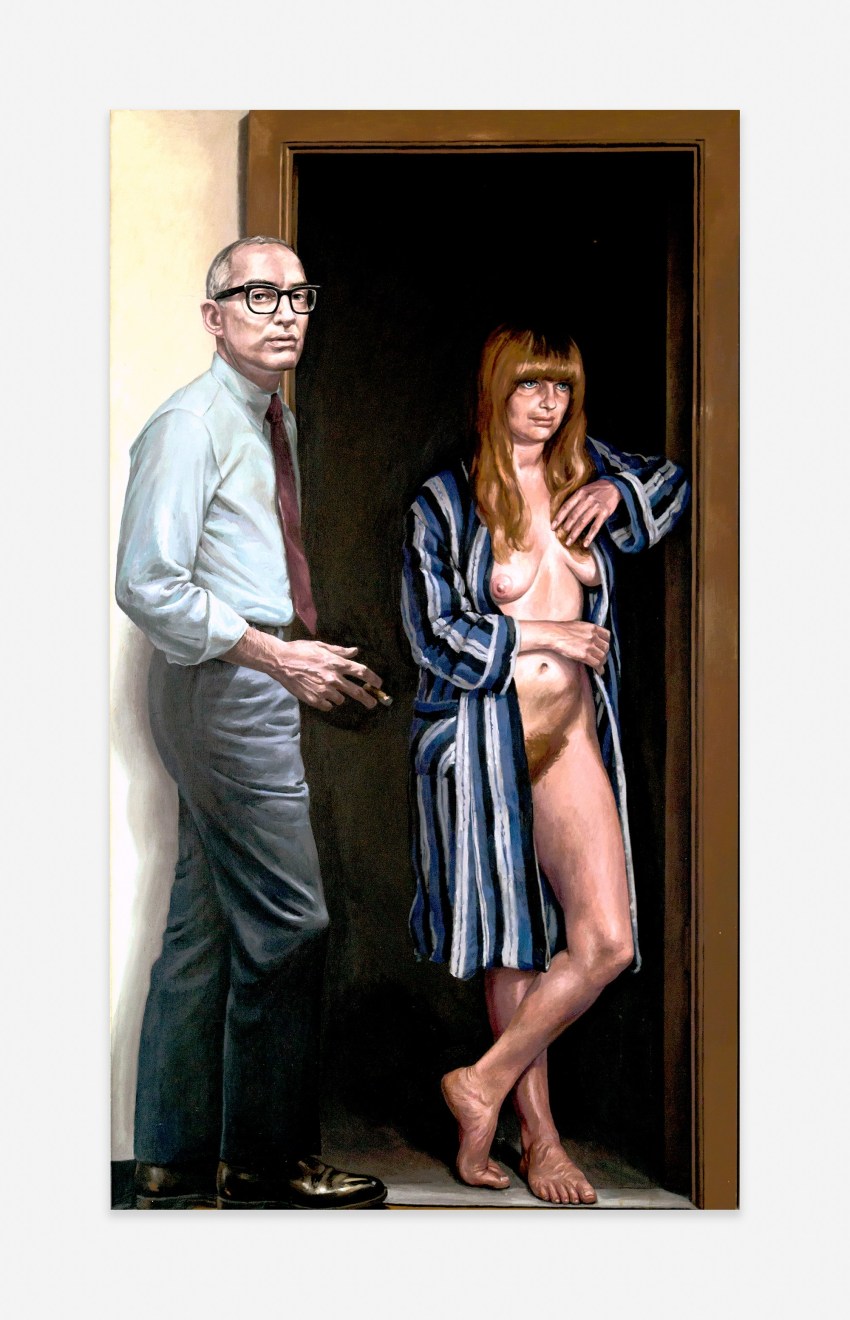 Willard Midgette AF Showing Doorway with Model, 1971