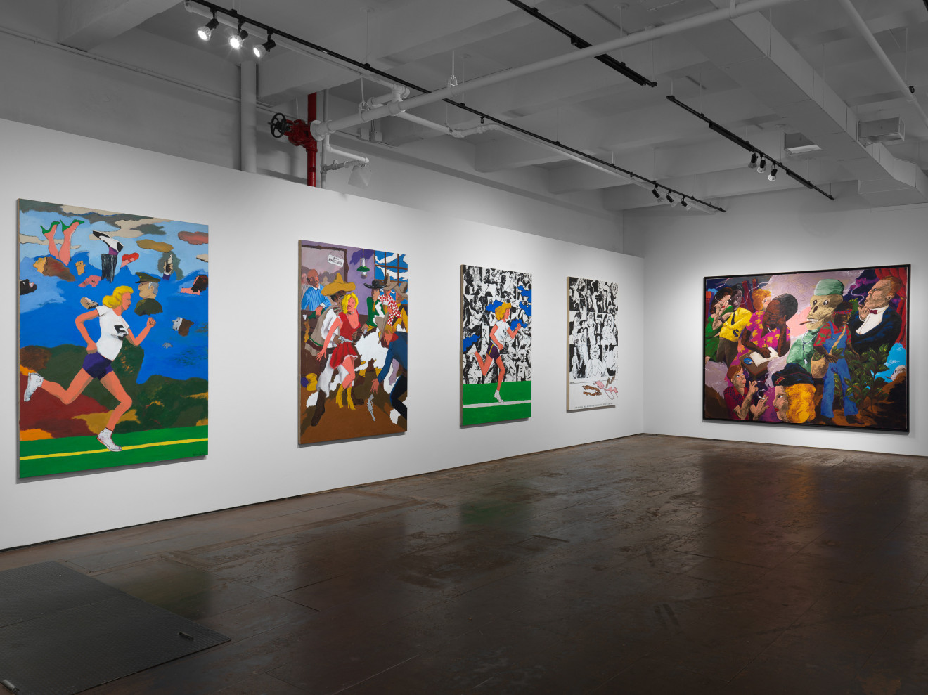 Installation view of Robert Colescott: Women, Venus Over Manhattan, New York, 2022