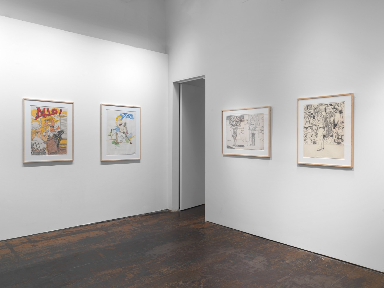 Installation view of Robert Colescott: Women, Venus Over Manhattan, New York, 2022