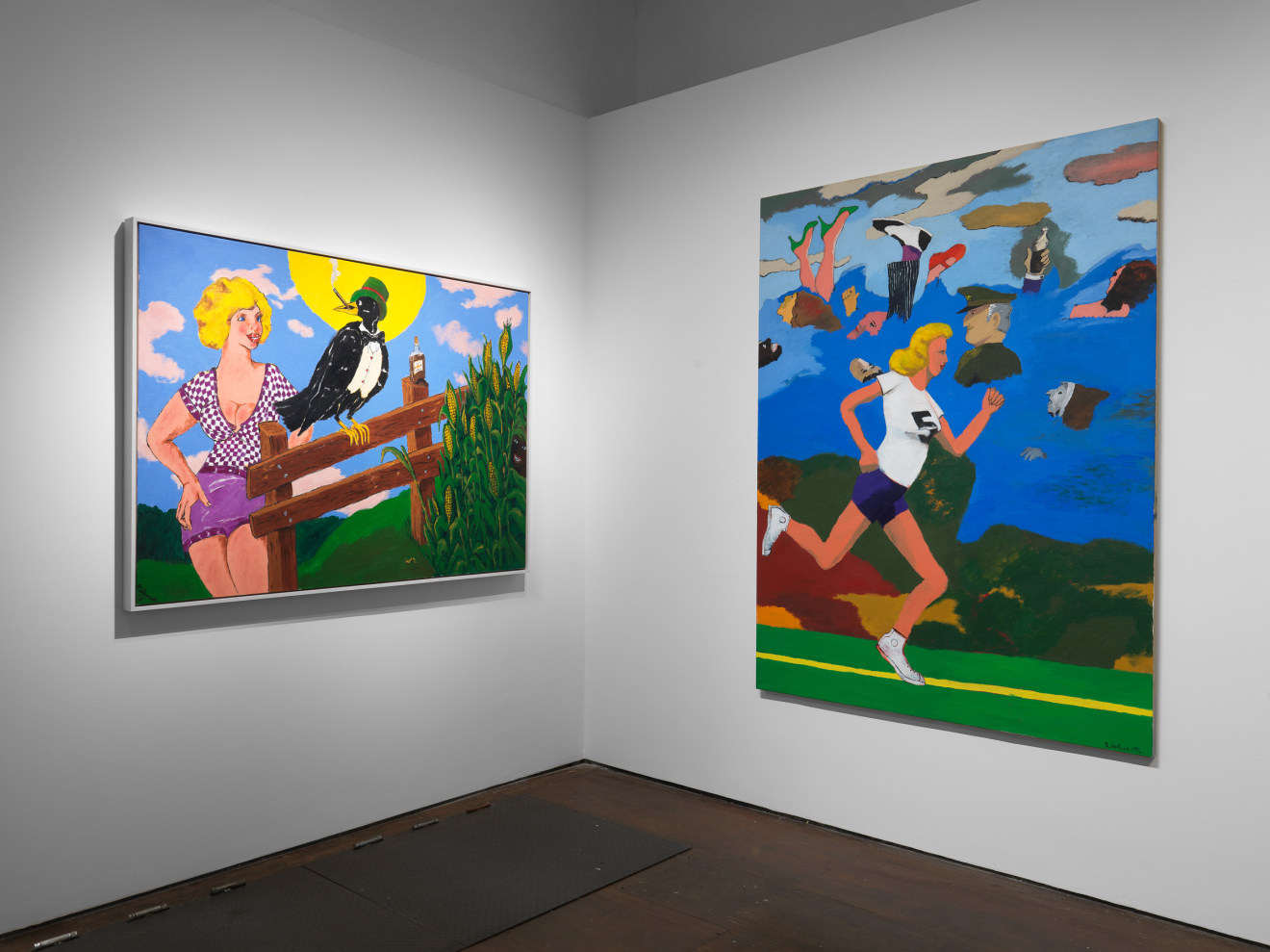 Installation view of Robert Colescott: Women, Venus Over Manhattan, New York, 2022