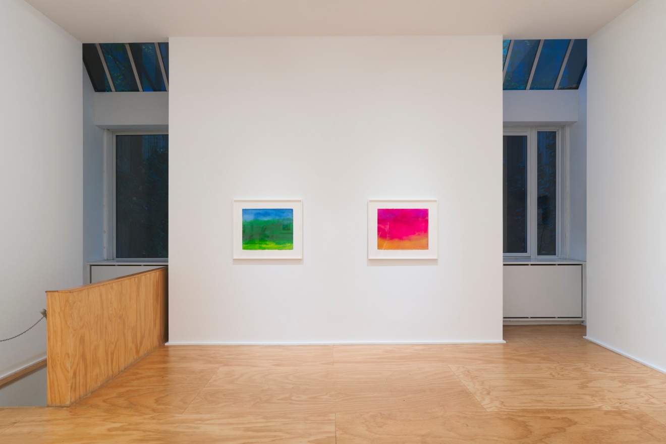 Installation view of &ldquo;Richard Mayhew: Watercolor,&rdquo; Venus Over Manhattan, New York, 2024.