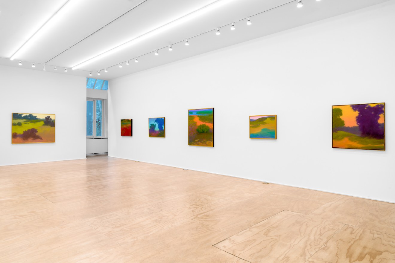 Installation view of &quot;Richard Mayhew: Natural Order,&quot; Venus Over Manhattan, New York, 2023