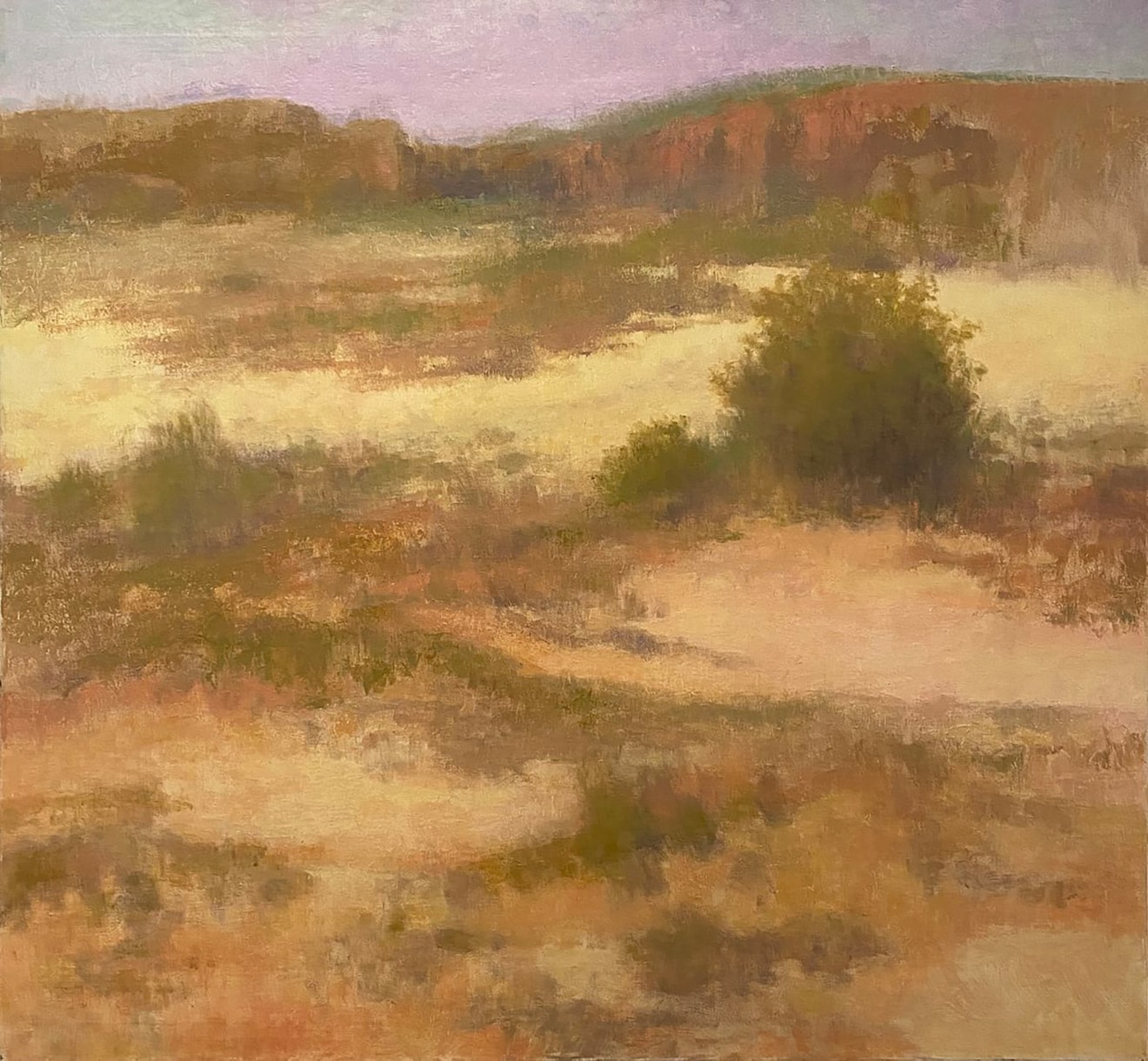 Painting by Richard Mayhew titled Desert Spring from 1985