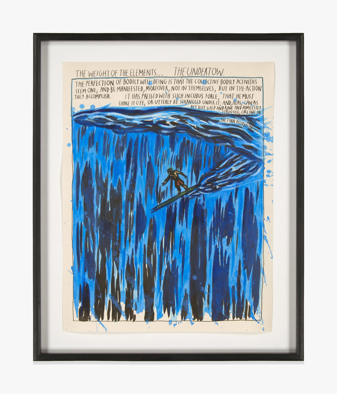 Raymond Pettibon No Title (The weight of&hellip;)