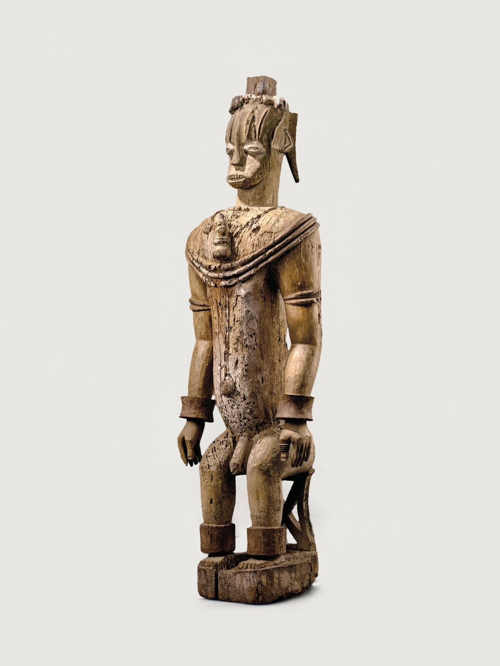 Sculpture titled Urhobo Male Figure, Southern Nigeria from Mid-19th / Early 20th century