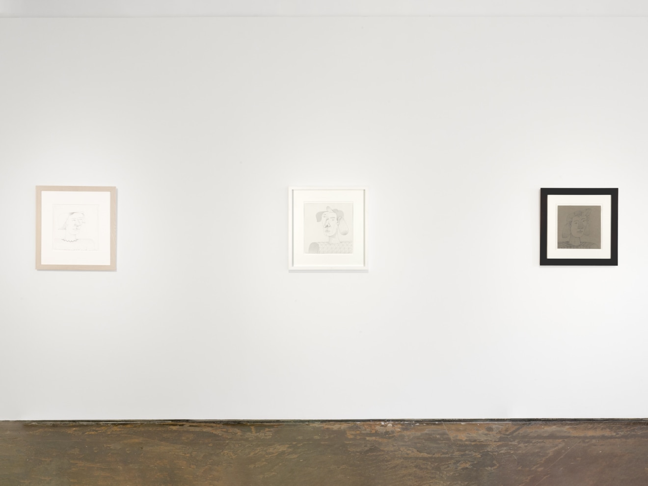 Installation view of &ldquo;Jim Nutt: Portraits&rdquo; at Venus Over Manhattan, New York, 2022