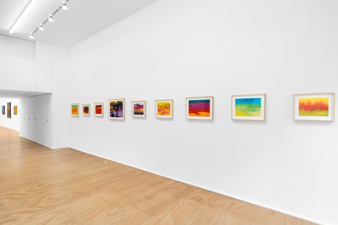 Installation view of &quot;Richard Mayhew: Natural Order,&quot; Venus Over Manhattan, New York, 2023