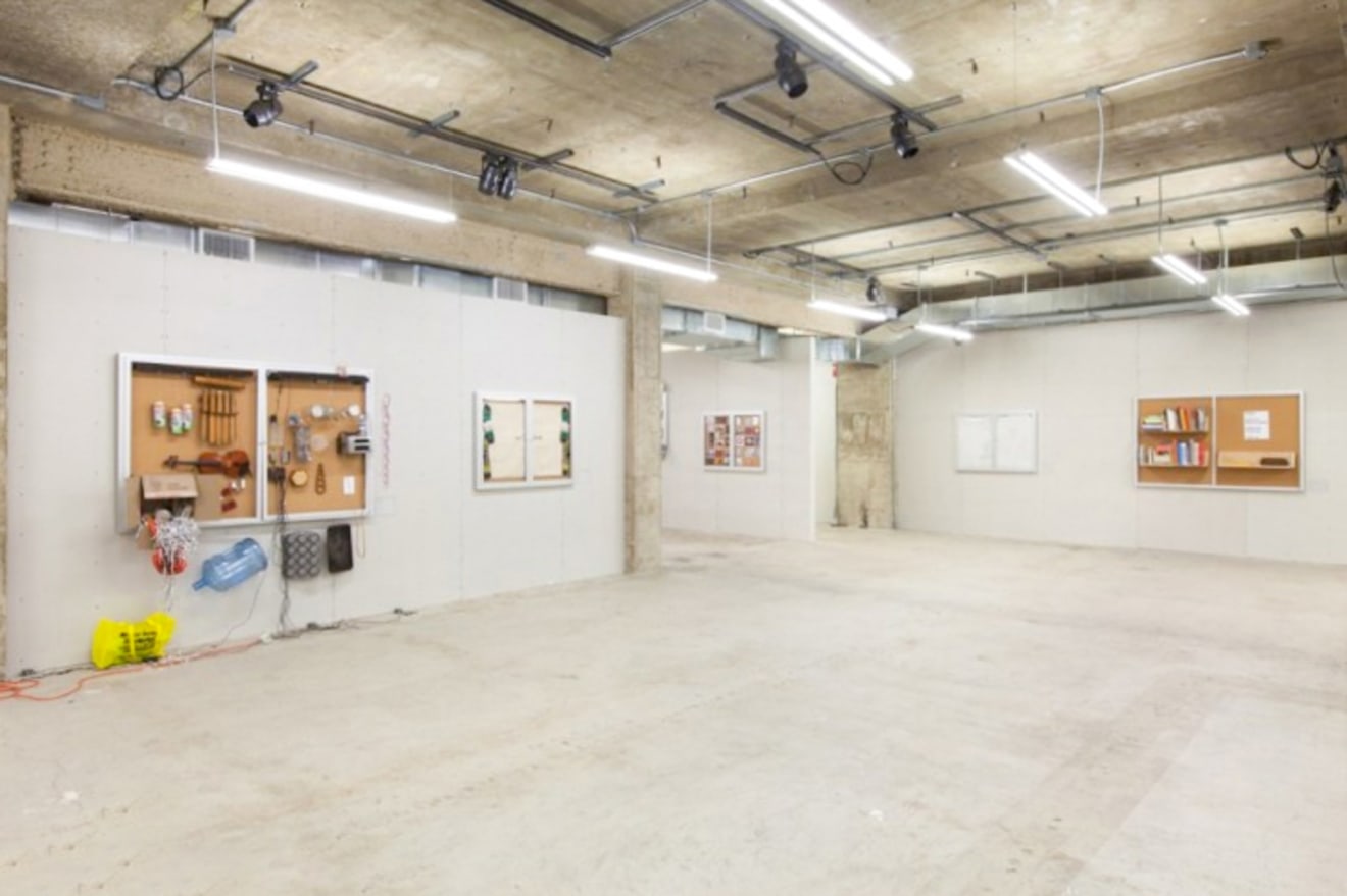 Installation view of Bulletin Boards, Venus Over Manhattan, 2012