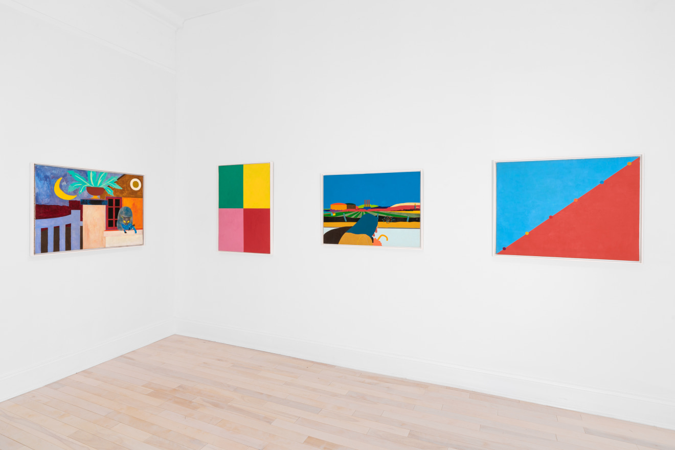 Installation view of Emanuel Proweller Surface Sensible at Venus Over Manhattan New York