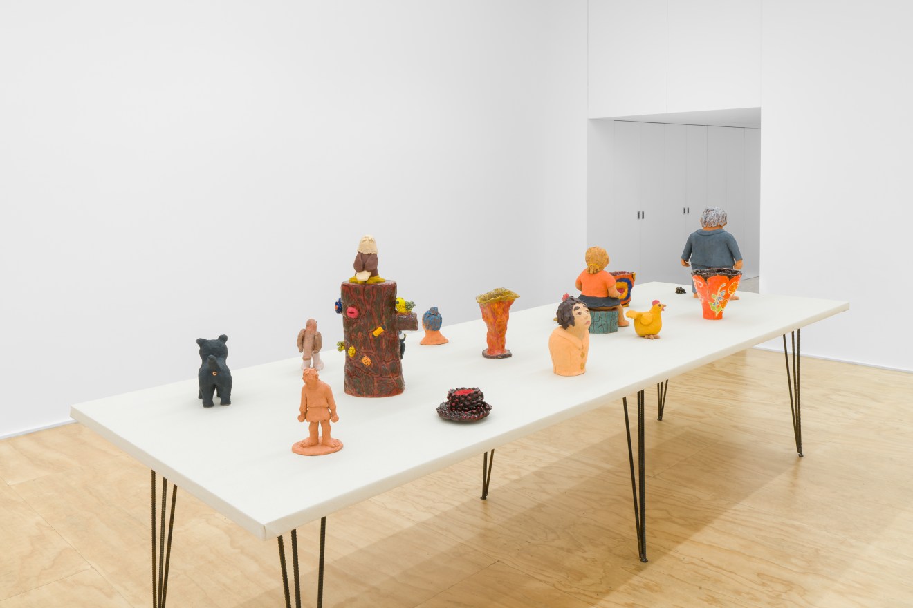 Installation view of &ldquo;Sally Saul: People &amp; Vases,&rdquo; Venus Over Manhattan, New York, 2023