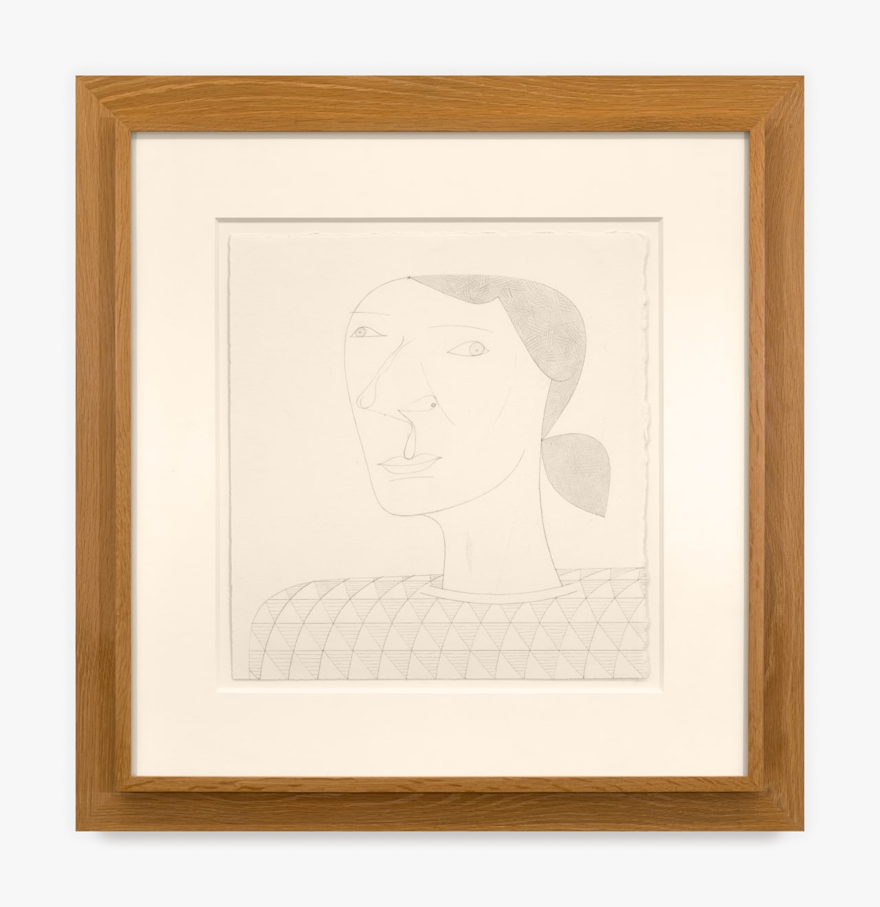 Jim Nutt, &quot;Untitled,&quot; 2008. Pencil on paper; 15 x 14 in (38.1 x 35.6 cm). Private Collection. &copy; 2023 Jim Nutt. Courtesy of AWG Art Advisory, New York, and Venus Over Manhattan, New York.