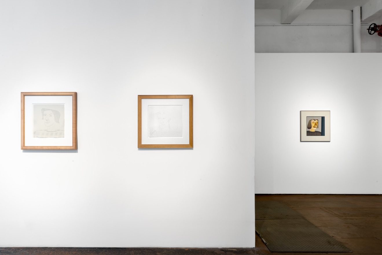 Installation view of &ldquo;Jim Nutt: Portraits&rdquo; at Venus Over Manhattan, New York, 2022