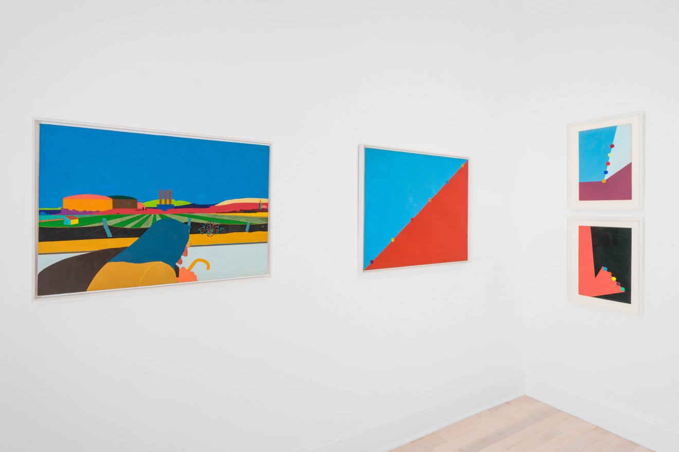 Installation view of Emanuel Proweller Surface Sensible at Venus Over Manhattan New York