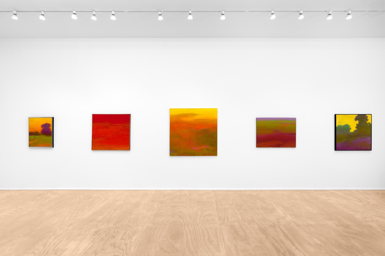 Installation view of &quot;Richard Mayhew: Natural Order,&quot; Venus Over Manhattan, New York, 2023