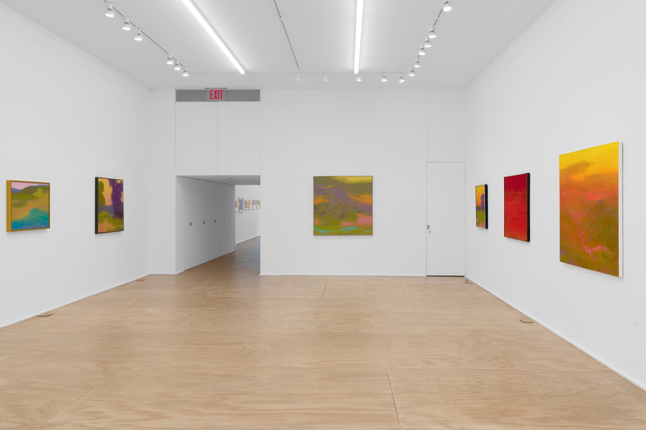 Installation view of &quot;Richard Mayhew: Natural Order,&quot; Venus Over Manhattan, New York, 2023