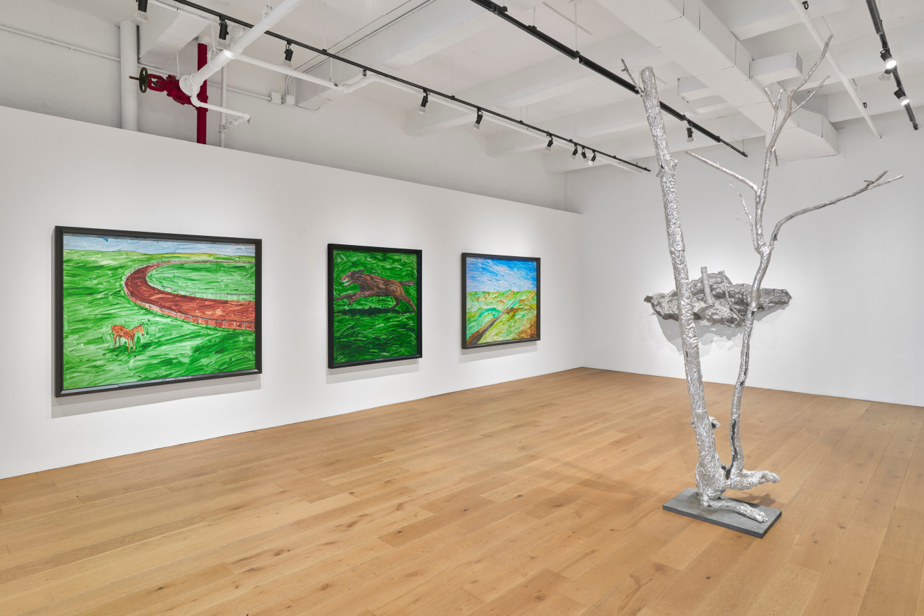 Installation view of &quot;American Realism Today: Robert Lobe &amp; Neil Jenney,&quot; Venus Over Manhattan, New York