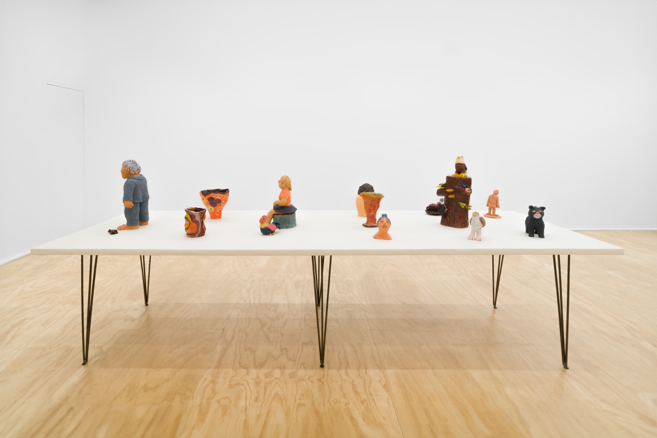 Installation view of &ldquo;Sally Saul: People &amp; Vases,&rdquo; Venus Over Manhattan, New York, 2023