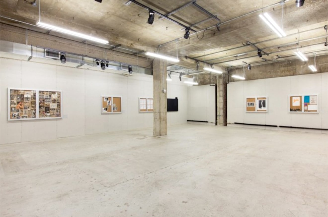 Installation view of Bulletin Boards, Venus Over Manhattan, 2012