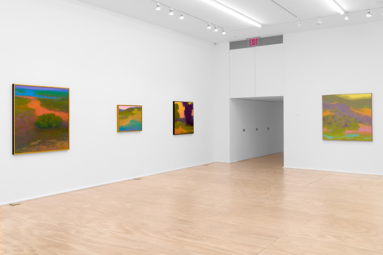 Installation view of &quot;Richard Mayhew: Natural Order,&quot; Venus Over Manhattan, New York, 2023