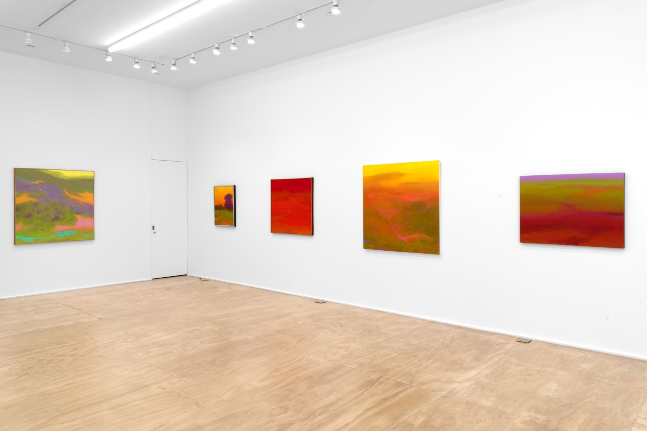 Installation view of &quot;Richard Mayhew: Natural Order,&quot; Venus Over Manhattan, New York, 2023