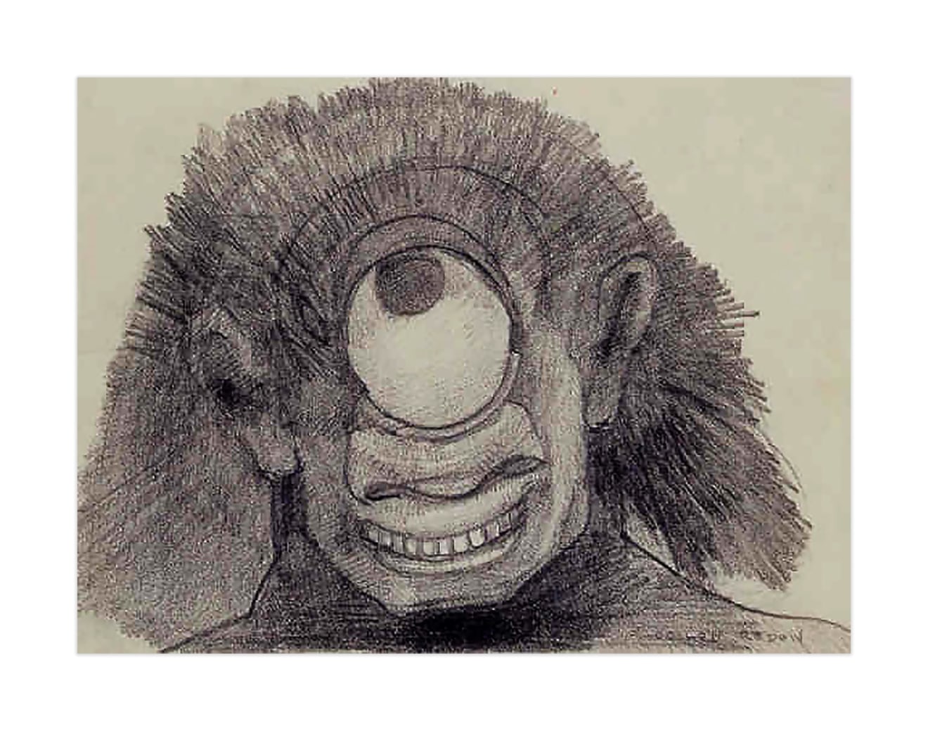 Odilon Redon Head of Cyclops