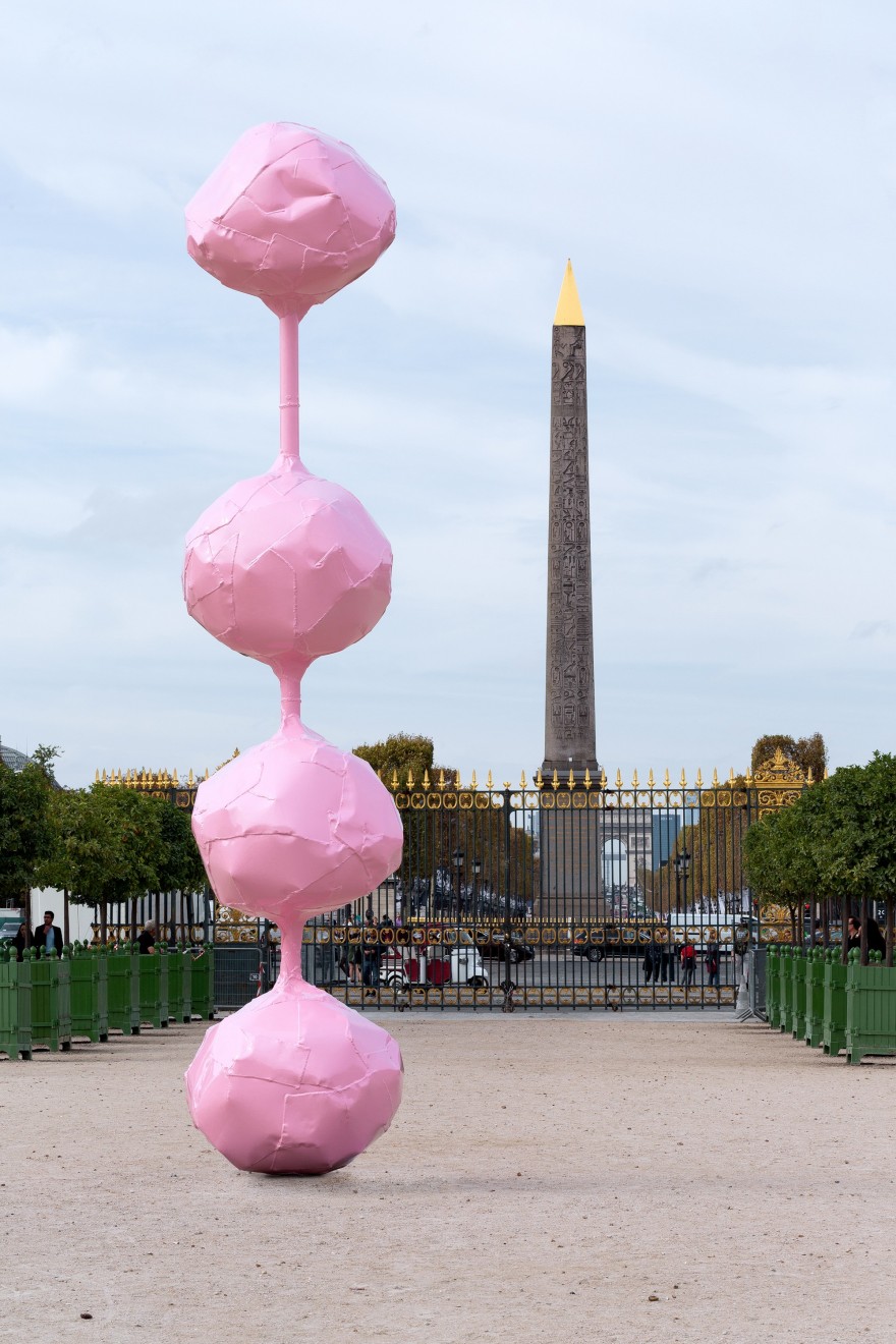 Installation view of Franz West: Dorit, FIAC Hors les Murs, Paris, 2018