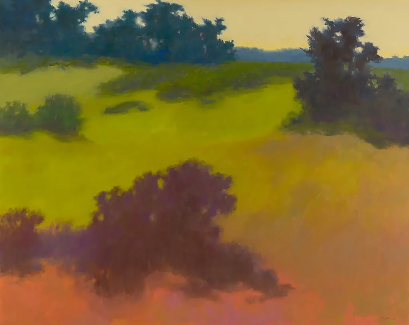 Painting by Richard Mayhew titled Montalvo from 2005