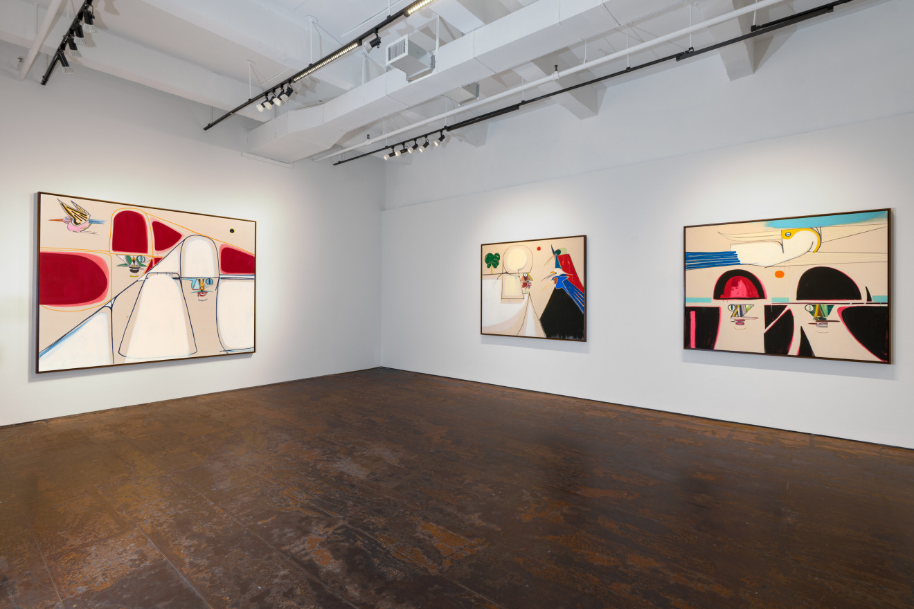 Installation view of Susumu Kamijo Jack &amp; Venus at Venus Over Manhattan New York