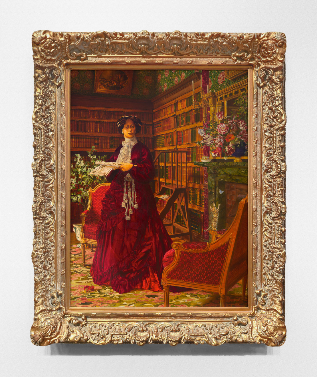 Painting by Elizabeth Colomba titled Mary Ellen Pleasant from 2024