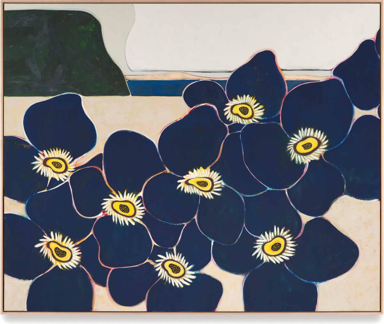 Painting by Susumu Kamijo titled Whispering Lilies from 2025