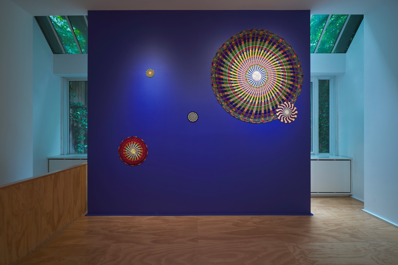 Installation view of Xenobia Bailey's exhibition at Venus Over Manhattan