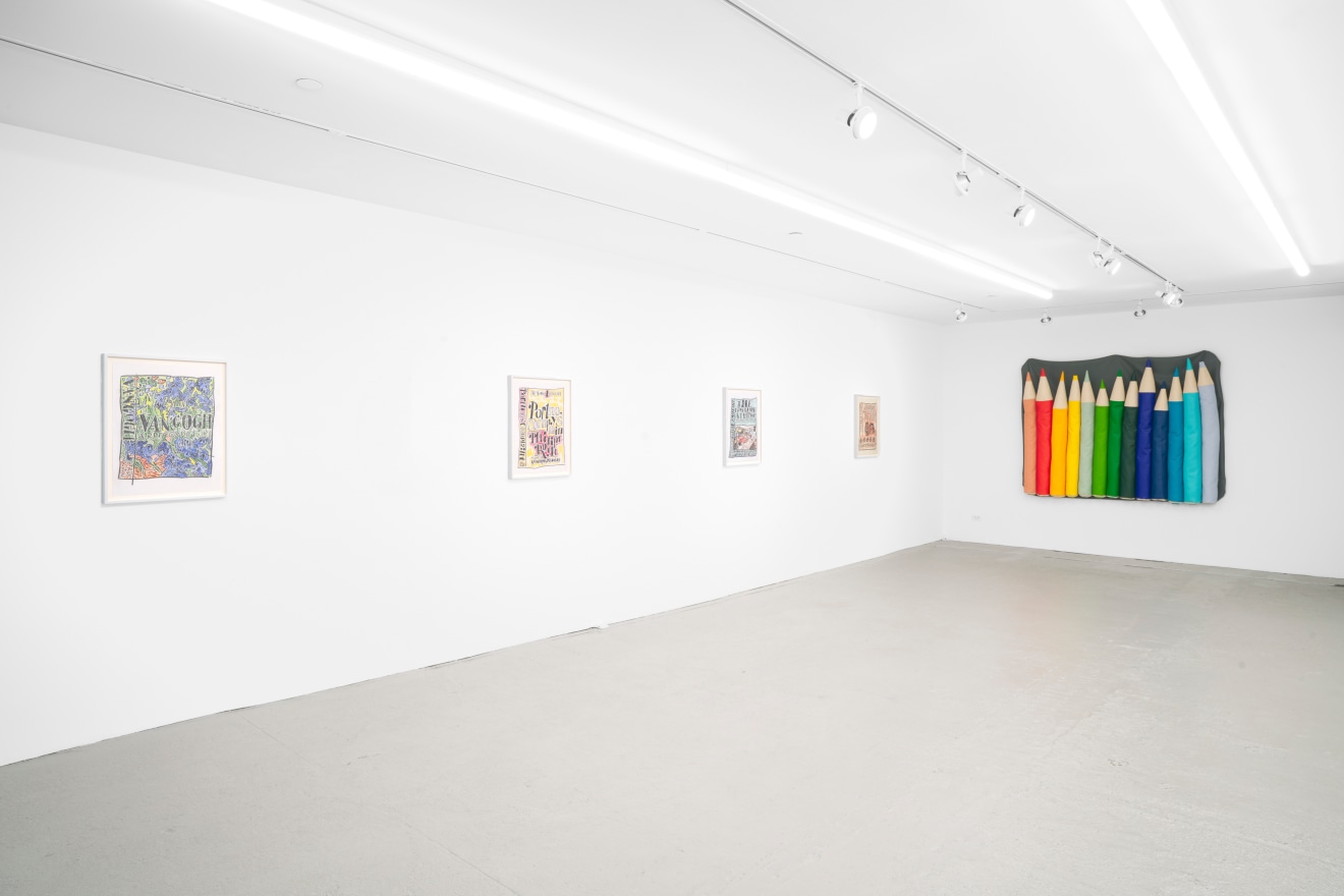 Installation view of &ldquo;Al Freeman: Covers (Drawings 2023-2024),&rdquo; Venus Over Manhattan, New York, 2024