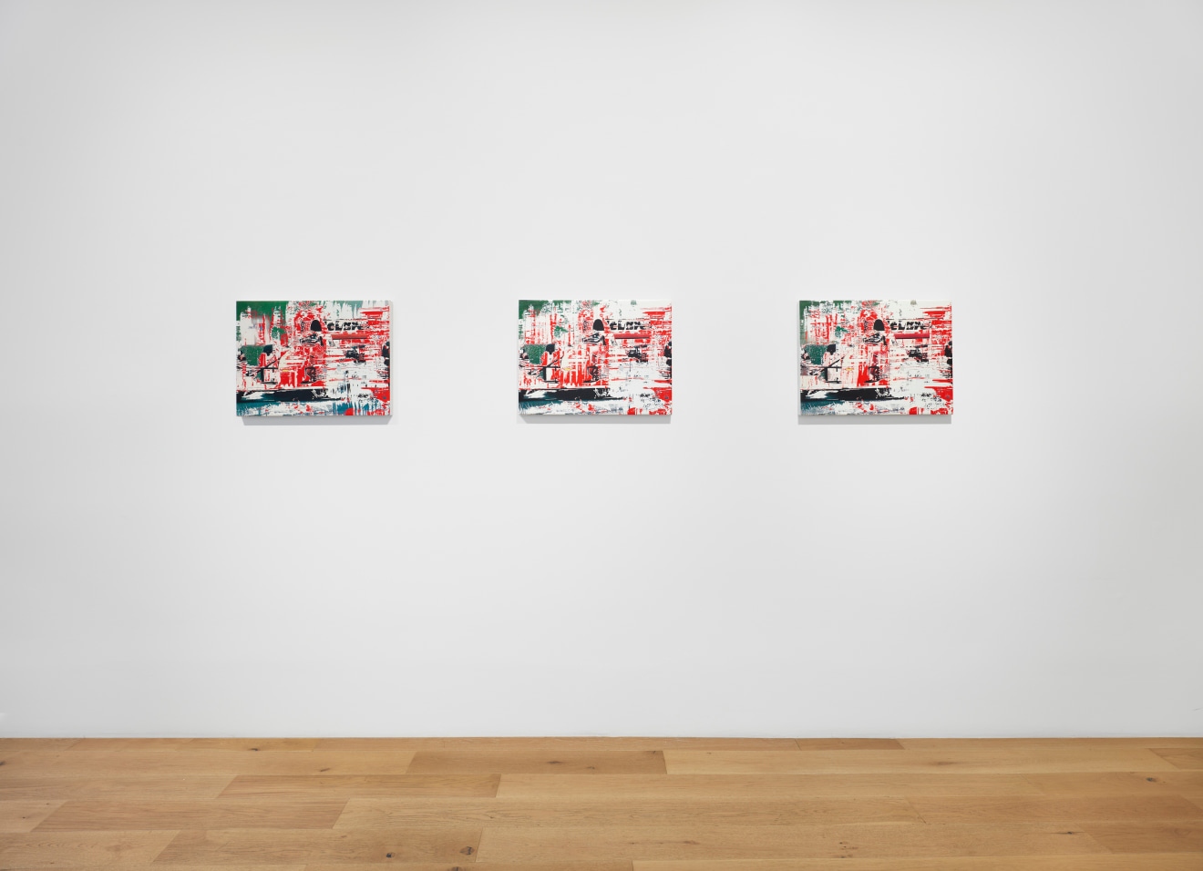 Installation view of Michael Kagan: Pole Position at Venus Over Manhattan, New York, 2023