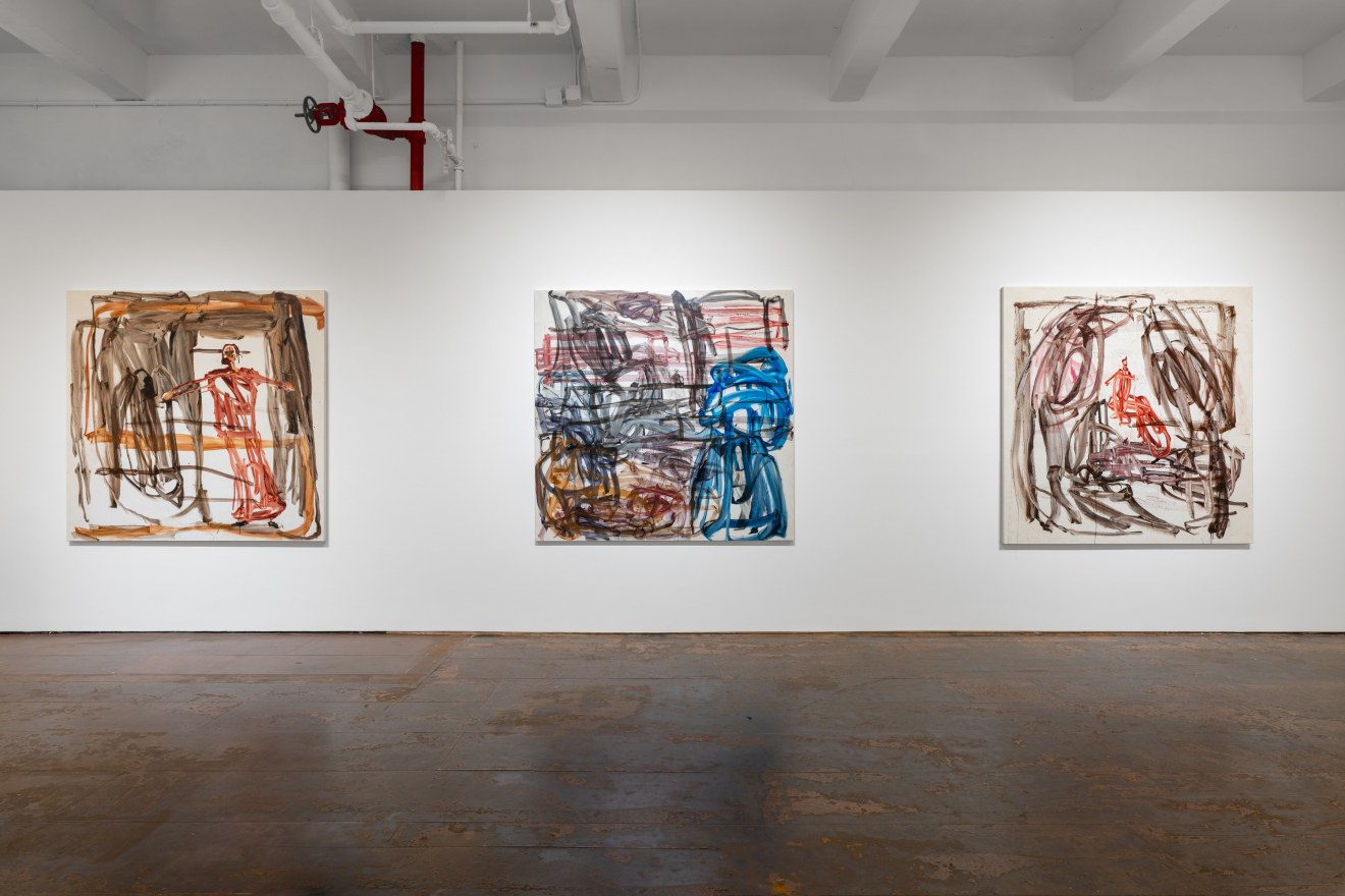 Installation view of David Deutsch Hurly-Burly at Venus Over Manhattan in New York