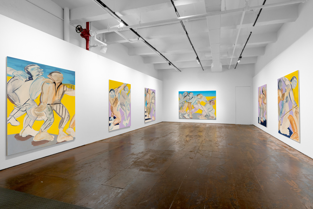 Installation view of &quot;Anastasia Bay: The Stumbler's Parade,&quot; Venus Over Manhattan, 2022