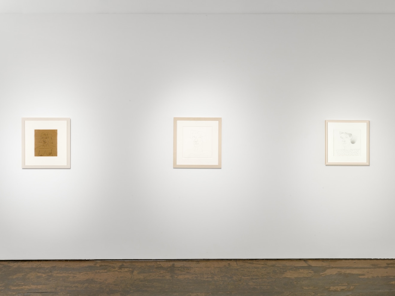 Installation view of &ldquo;Jim Nutt: Portraits&rdquo; at Venus Over Manhattan, New York, 2022