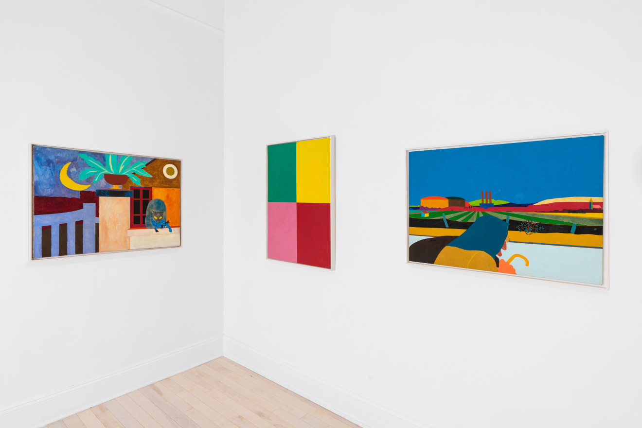 Installation view of Emanuel Proweller Surface Sensible at Venus Over Manhattan New York