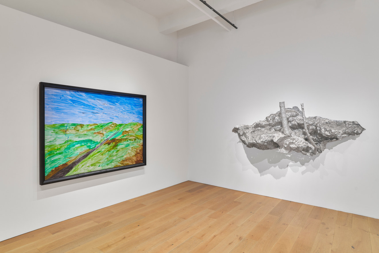 Installation view of &quot;American Realism Today: Robert Lobe &amp; Neil Jenney,&quot; Venus Over Manhattan, New York