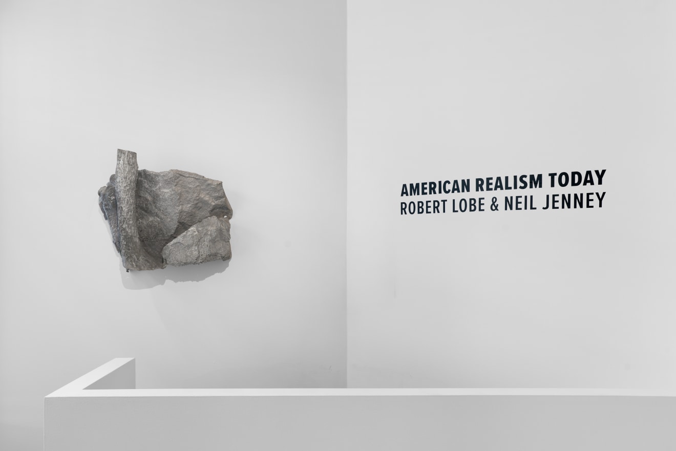 Installation view of &quot;American Realism Today: Robert Lobe &amp; Neil Jenney,&quot; Venus Over Manhattan, New York