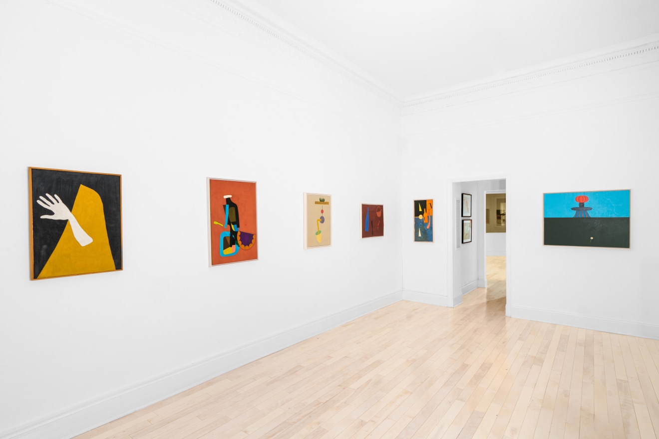 Installation view of Emanuel Proweller Surface Sensible at Venus Over Manhattan New York