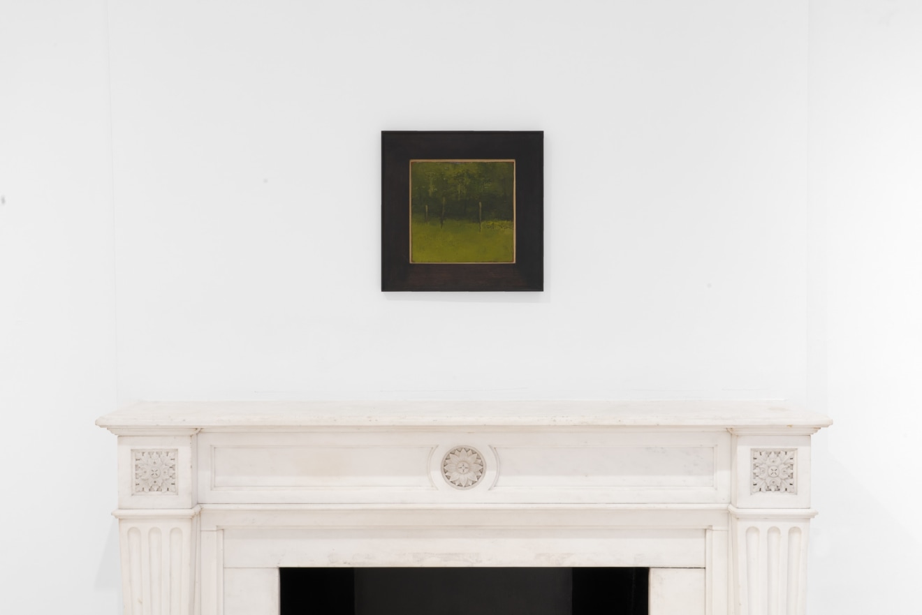 Installation view of Small Paintings at Venus Over Manhattan New York in 2022