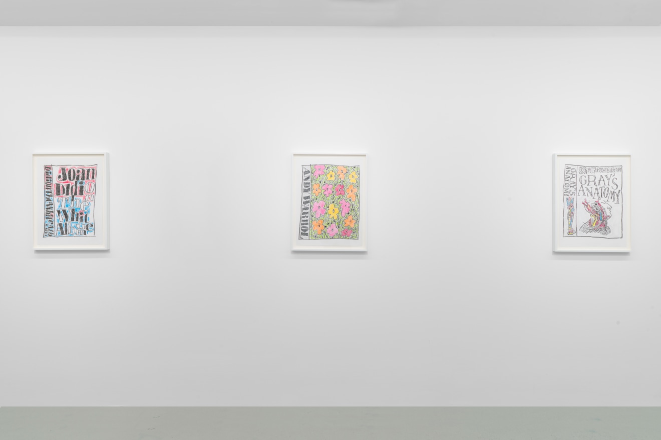 Installation view of &ldquo;Al Freeman: Covers (Drawings 2023-2024),&rdquo; Venus Over Manhattan, New York, 2024