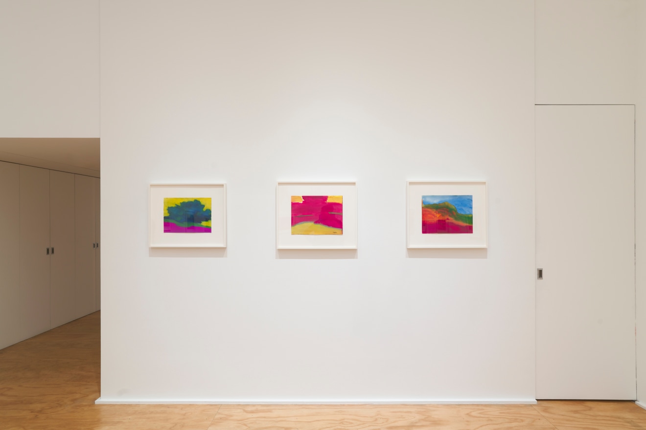 Installation view of &ldquo;Richard Mayhew: Watercolor,&rdquo; Venus Over Manhattan, New York, 2024.