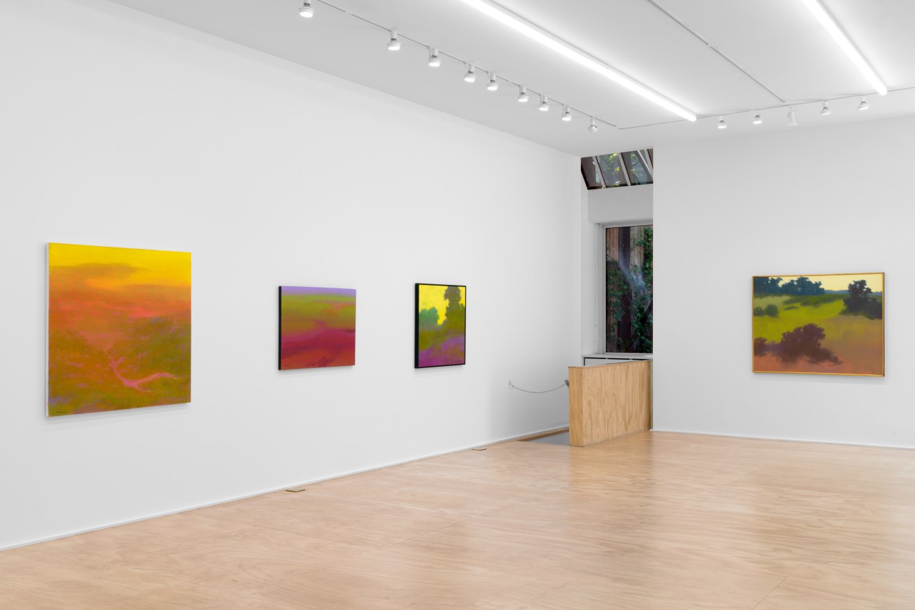 Installation view of &quot;Richard Mayhew: Natural Order,&quot; Venus Over Manhattan, New York, 2023