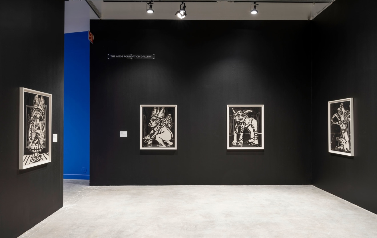 Installation image of the exhibition titled My Name is Maryan curated by Alison M. Gingeras at the Museum of Contemporary Art, North Miami